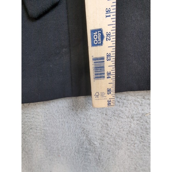 J.Crew Pea Coat Womens Medium/Small Double Italian Cloth Wool Lady Day Overcoat - Picture 9 of 16